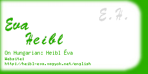 eva heibl business card